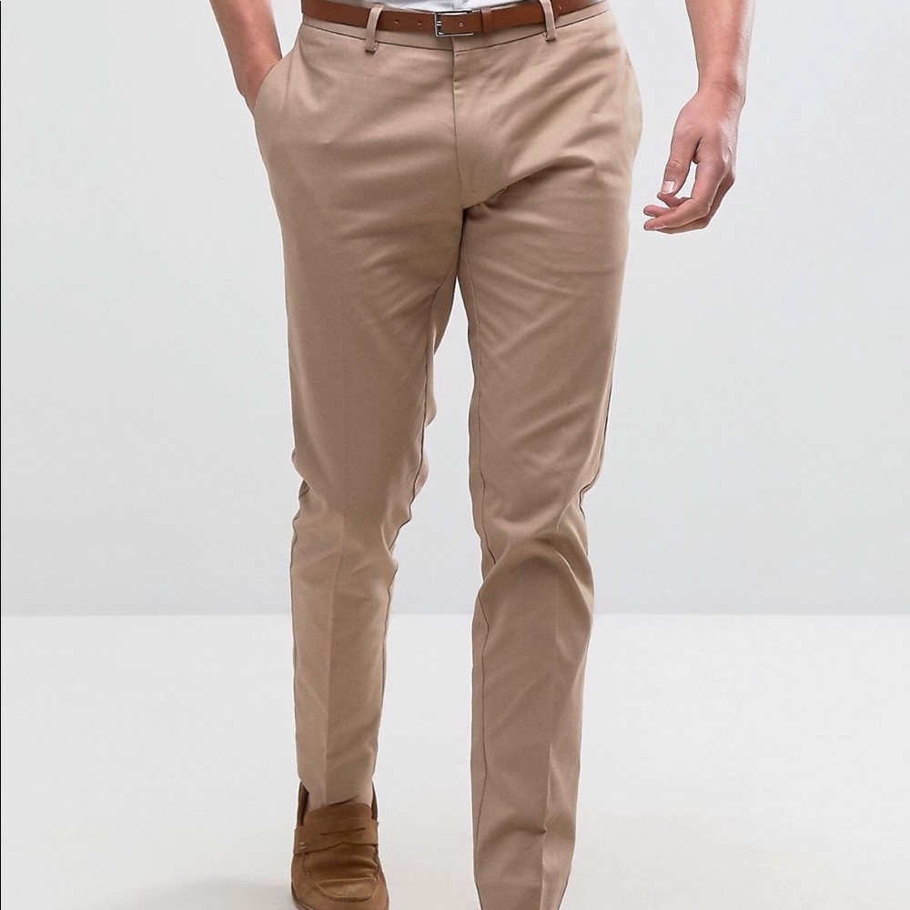 Skinny Smart chino pants in stone